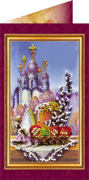 Postcards Bead Embroidery Kit Postcard Bead embroidery kit Easter – 8