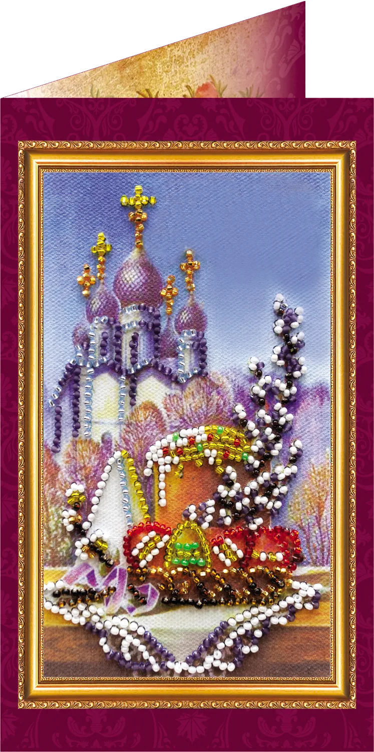Postcards Bead Embroidery Kit Postcard Bead embroidery kit Easter – 8