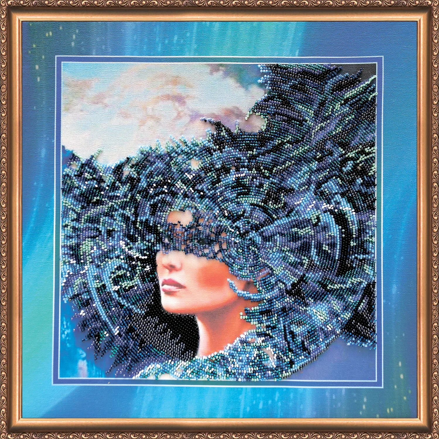 Bead Embroidery Kit Main Bead Embroidery Kit The Four Elements – Water