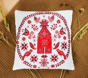 Cross Stitch Kit For Cushion Cross-stitch kits Cozy
