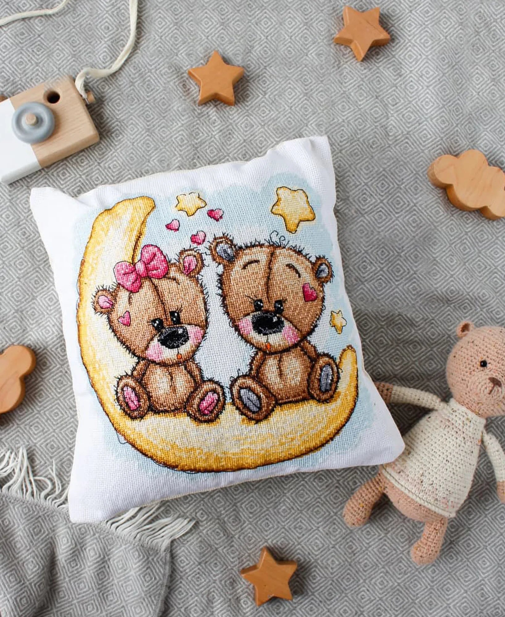 Cross Stitch Kit For Cushion Cross-stitch kits Good dreams