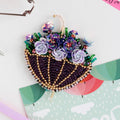 Brooch Embroidery Kit Decoration Umbrella