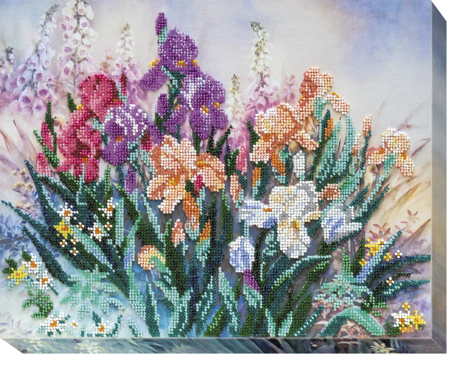 Bead Embroidery Kit Main Bead Embroidery Kit Morning garden
