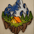 String Art Kit Creative Kit/String Art Аt the foot of the mountain