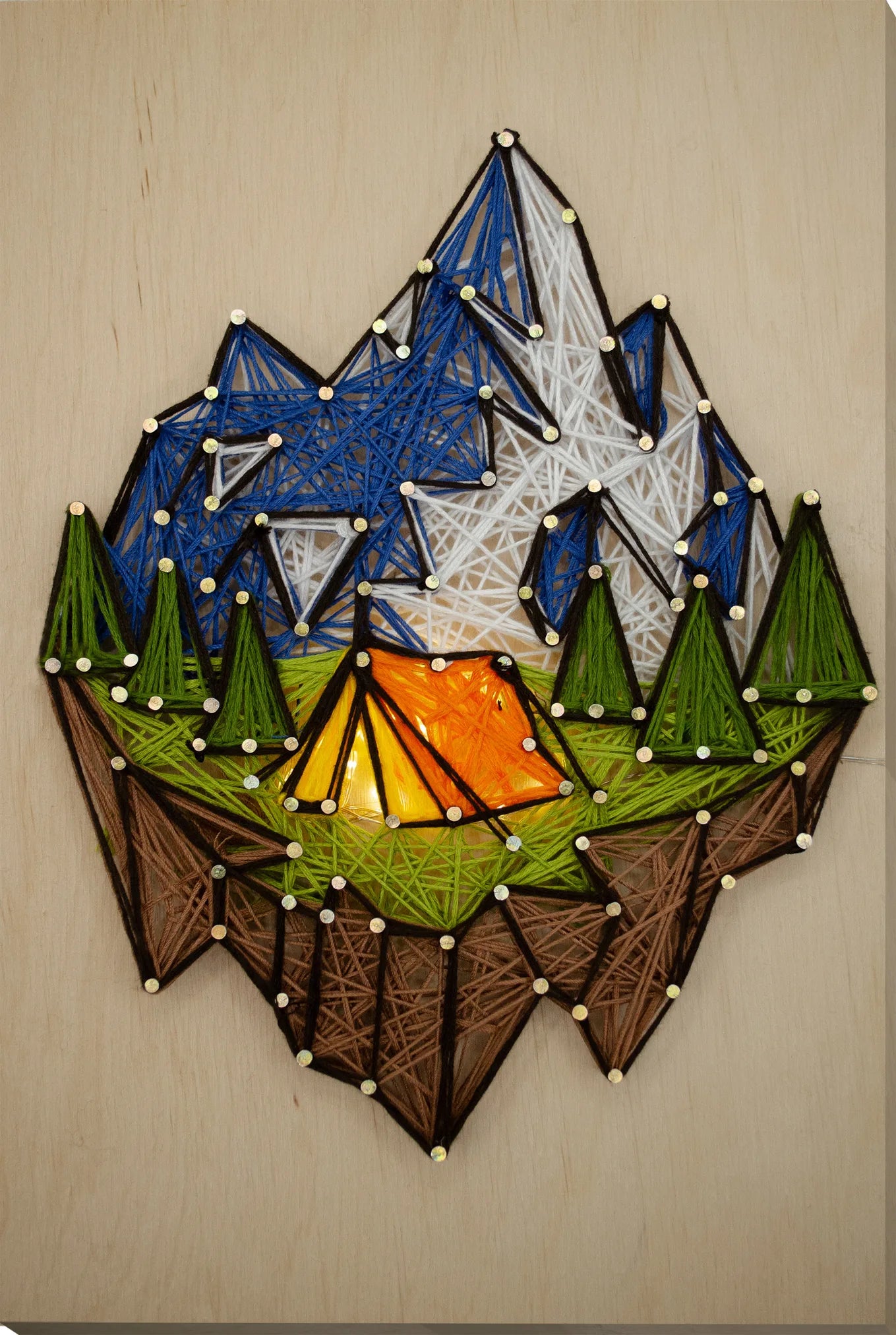 String Art Kit Creative Kit/String Art Аt the foot of the mountain