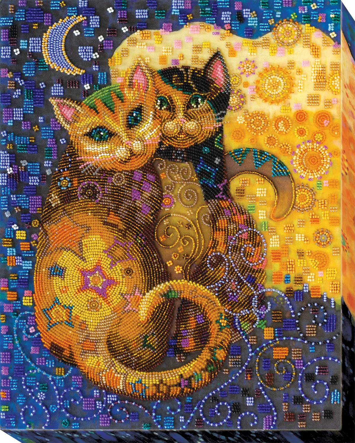 Bead Embroidery Kit Main Bead Embroidery Kit Cat's kiss