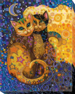 Bead Embroidery Kit Main Bead Embroidery Kit Cat's kiss