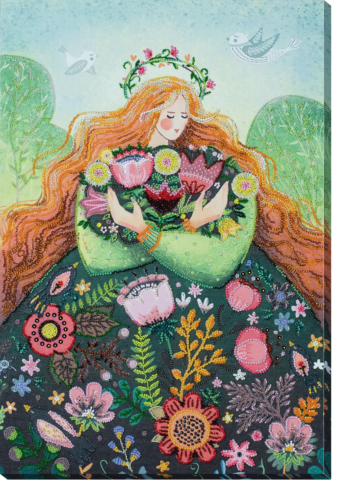 Bead Embroidery Kit Main Bead Embroidery Kit Spring in love