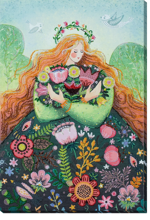 Bead Embroidery Kit Main Bead Embroidery Kit Spring in love