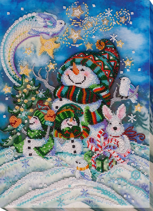 Bead Embroidery Kit Main Bead Embroidery Kit New year‘s night