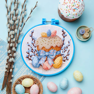 Cross Stitch Kit Cross-stitch kits Easter day (Easter Scenes)