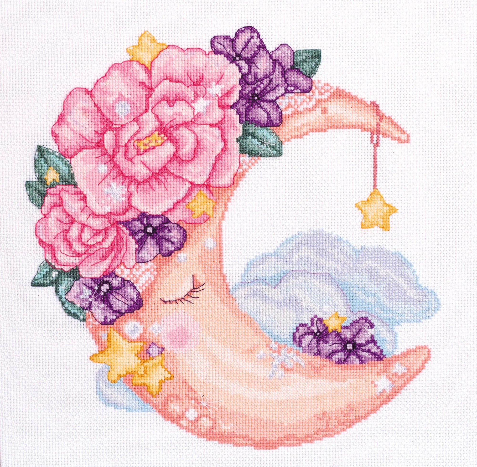 Cross Stitch Kit Cross-stitch kits Moon