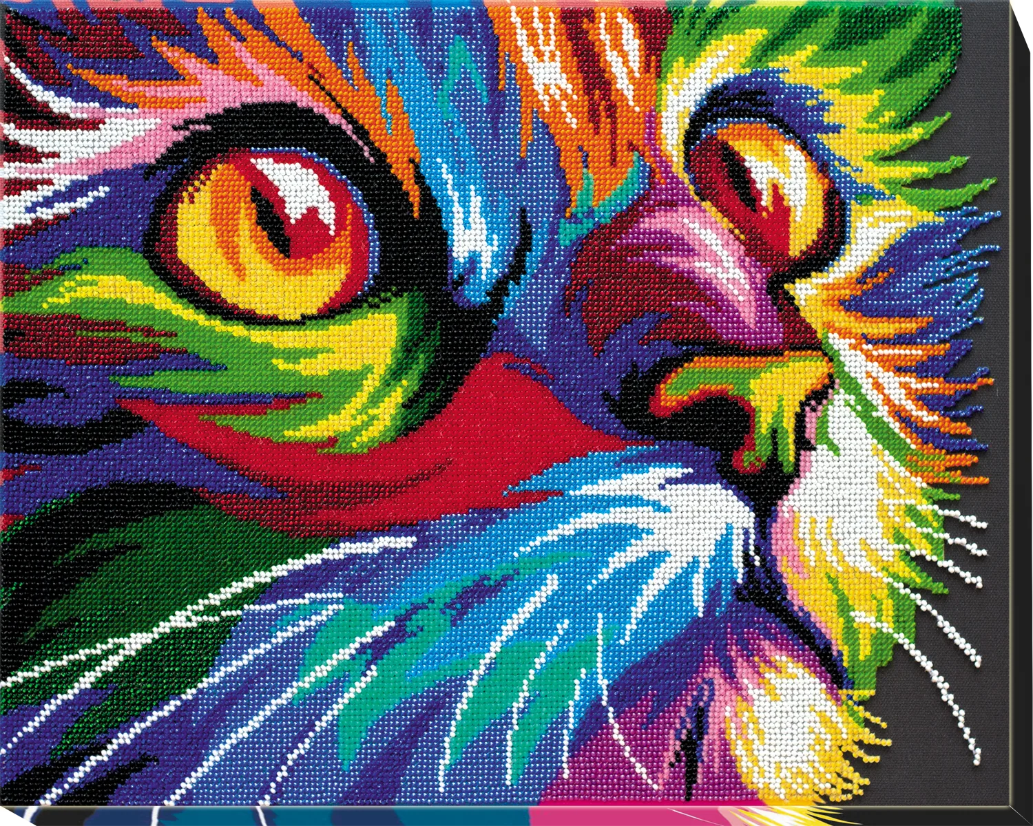 Bead Embroidery Kit Main Bead Embroidery Kit Neon look