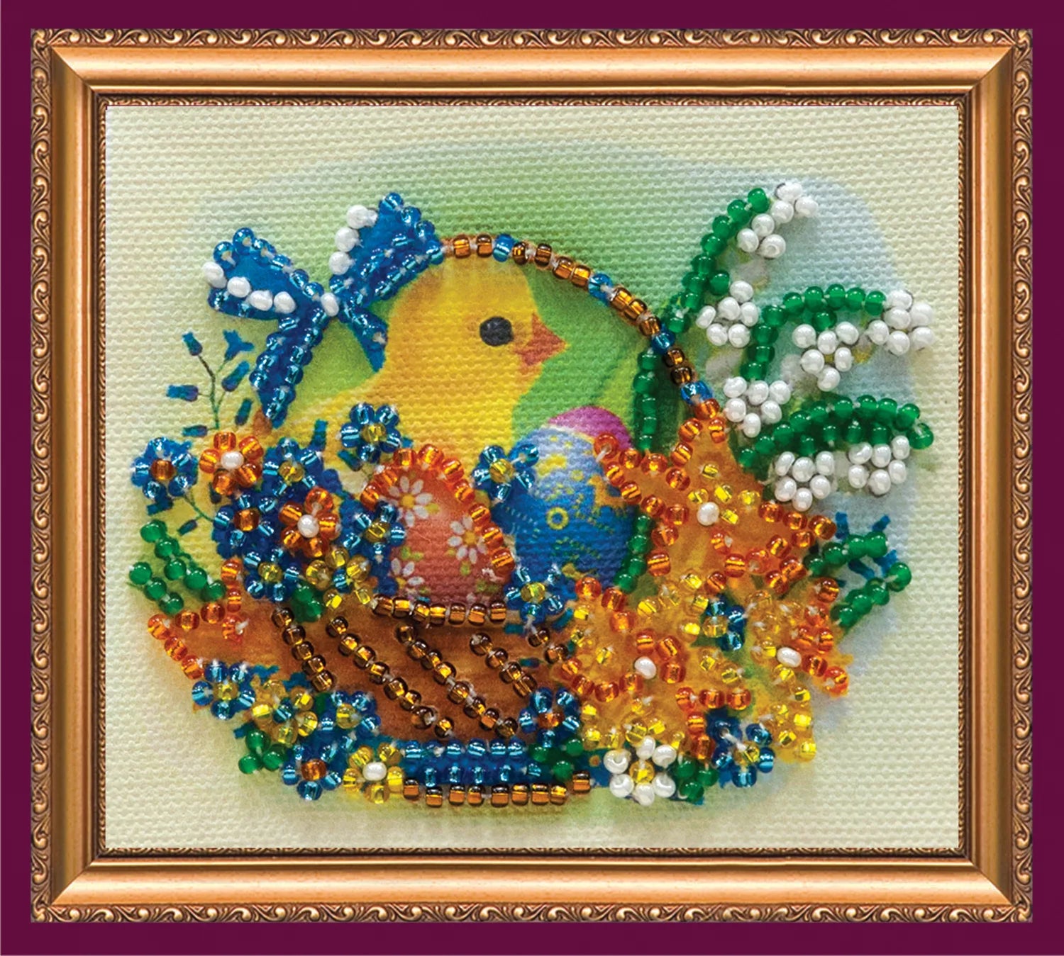 Magnets Bead Embroidery Kit Magnets Bead embroidery kit Easter basket – 3