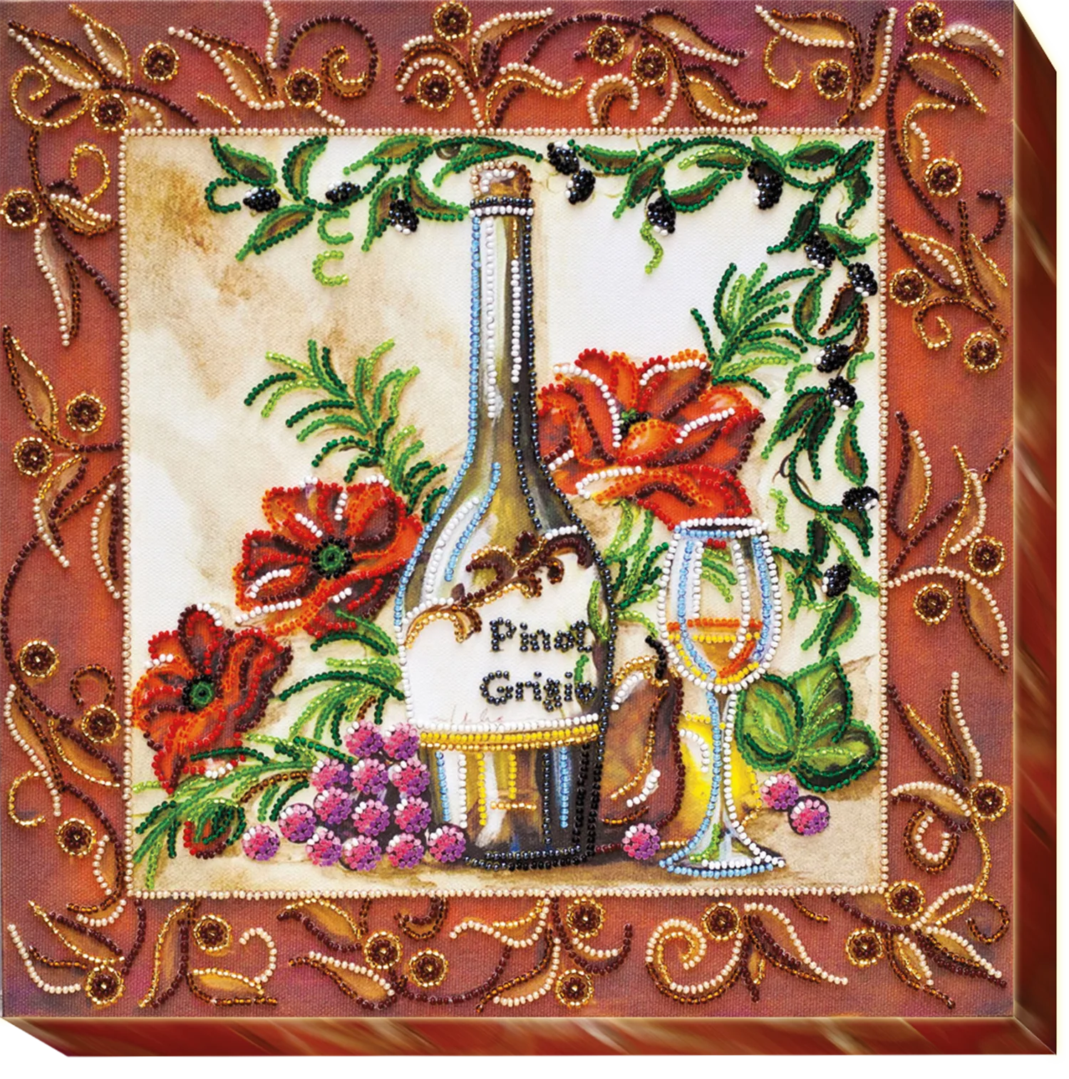 Bead Embroidery Kit Main Bead Embroidery Kit Sparkling still-life