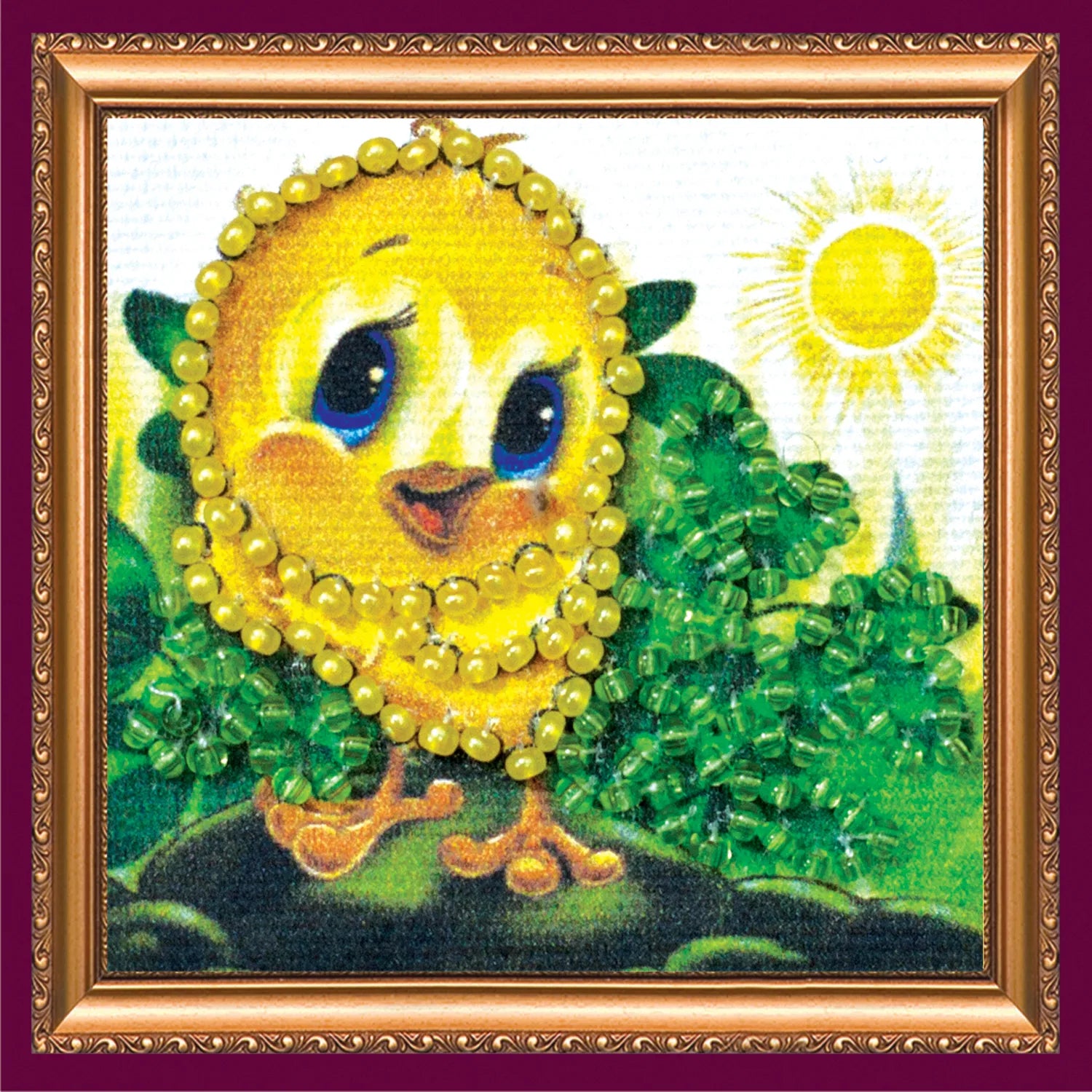Magnets Bead Embroidery Kit Mini Magnets Bead embroidery kit Chicken – 1