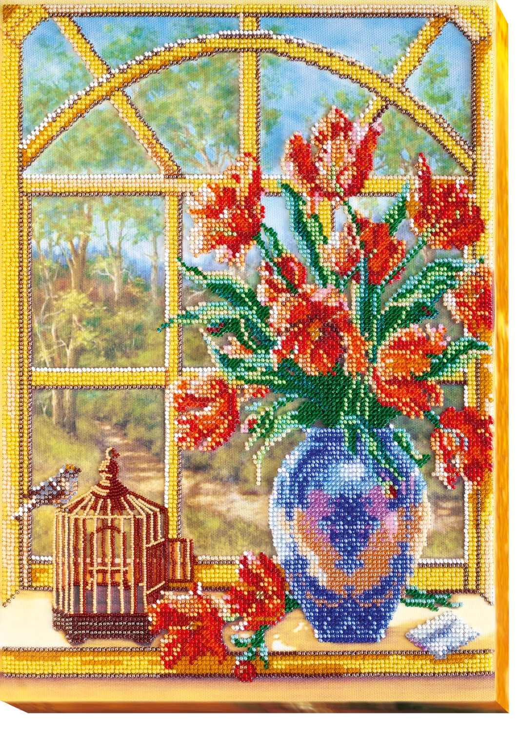 Bead Embroidery Kit Main Bead Embroidery Kit Spring is everywhere-2