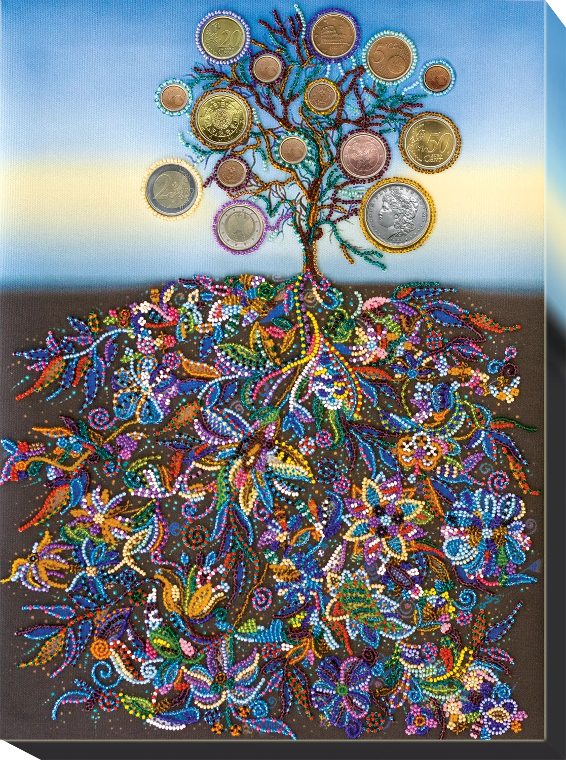 Bead Embroidery Kit Main Bead Embroidery Kit Money Tree