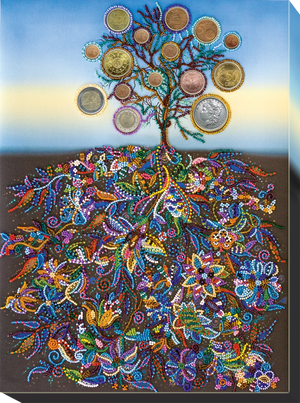 Bead Embroidery Kit Main Bead Embroidery Kit Money Tree
