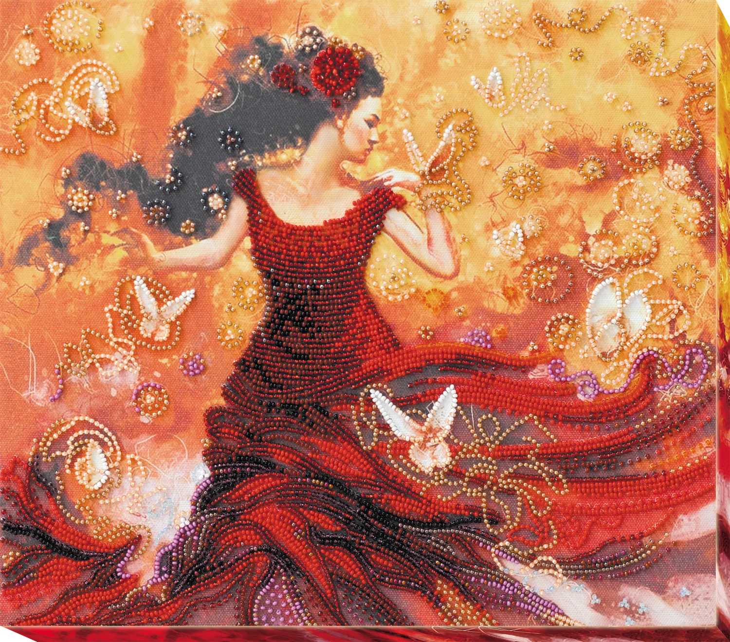 Bead Embroidery Kit Main Bead Embroidery Kit Dancing light