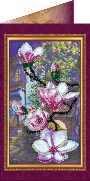 Postcards Bead Embroidery Kit Postcard Bead embroidery kit South night – 3