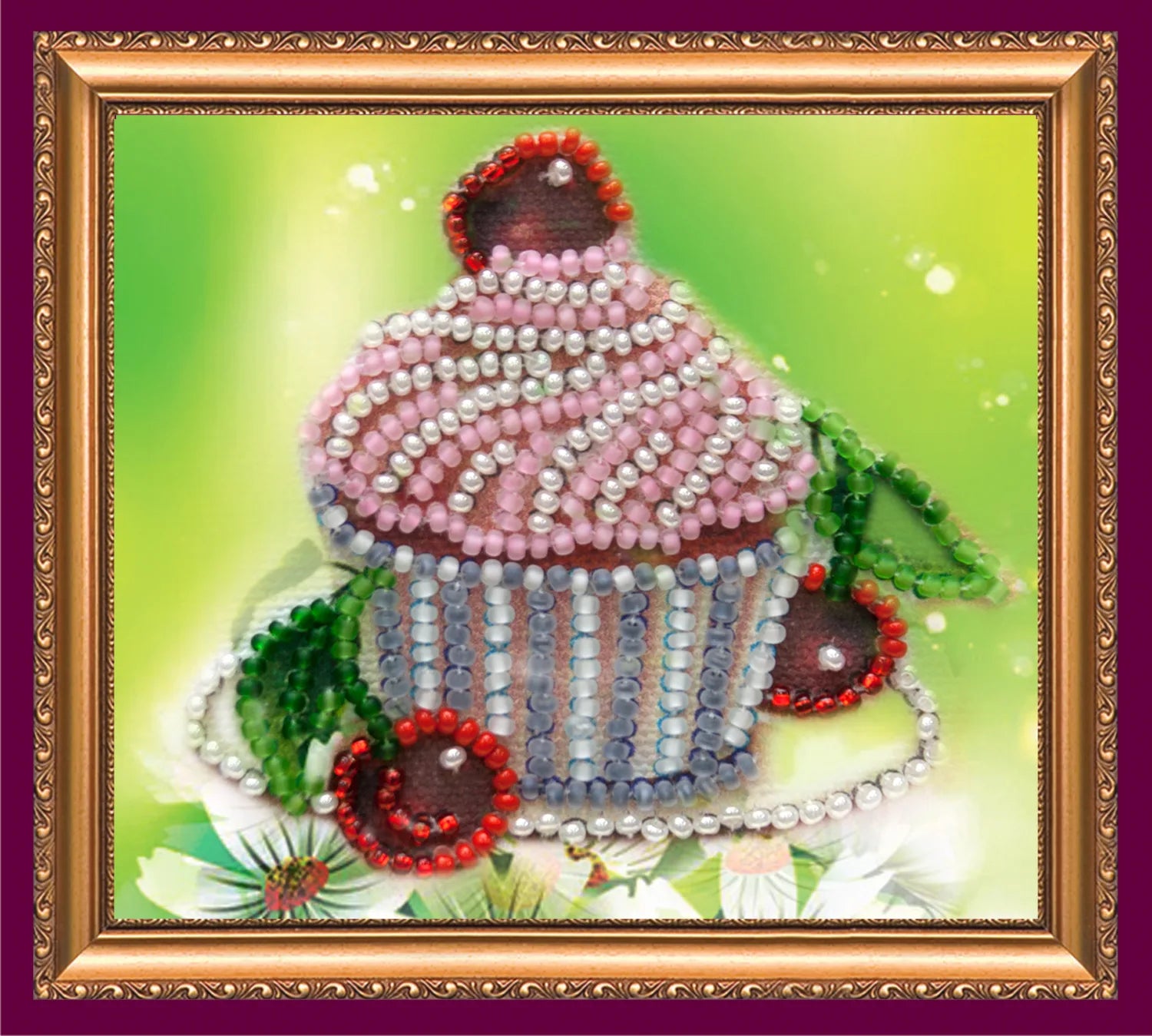 Magnets Bead Embroidery Kit Magnets Bead embroidery kit Dessert