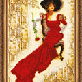 Bead Embroidery Kit Main Bead Embroidery Kit Lady Rose