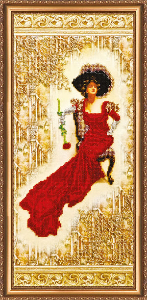 Bead Embroidery Kit Main Bead Embroidery Kit Lady Rose