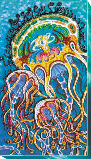 Bead Embroidery Kit Main Bead Embroidery Kit Underwater dance