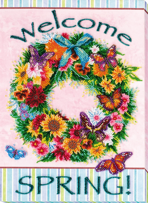 Bead Embroidery Kit Main Bead Embroidery Kit Spring came