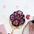 Brooch Embroidery Kit Decoration Flower-de-luce