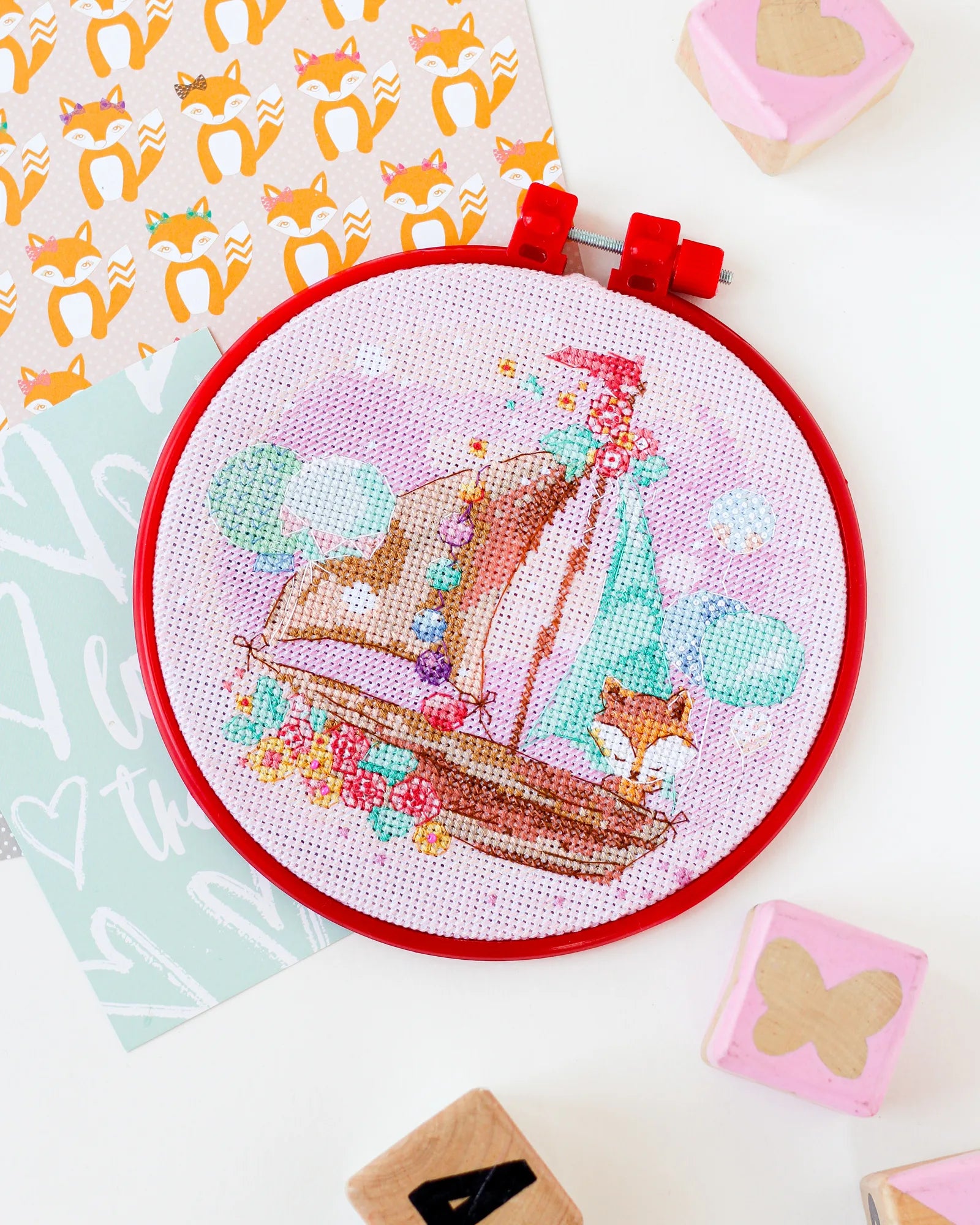 Cross Stitch Kit Cross-stitch kits Under sail