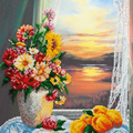 Bead Embroidery Kit Main Bead Embroidery Kit Still life with quince