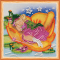 Bead Embroidery Kit Mini Bead embroidery kit Sleeping fairy