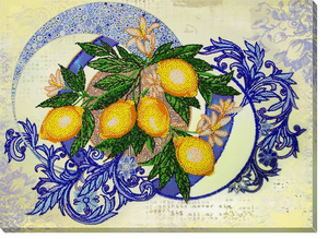 Bead Embroidery Kit Main Bead Embroidery Kit Lemons