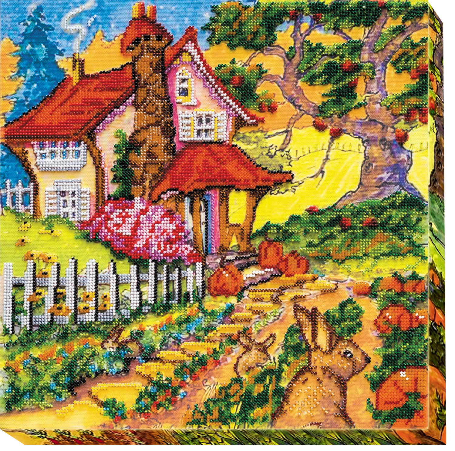 Bead Embroidery Kit Main Bead Embroidery Kit Fabulous autumn