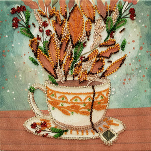 Bead Embroidery Kit Mini Bead embroidery kit Аutumn aroma