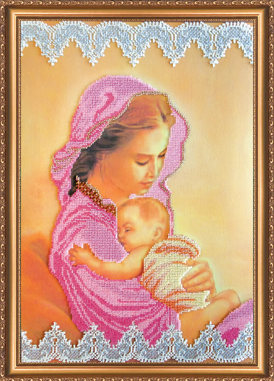 Bead Embroidery Kit Main Bead Embroidery Kit Happiness