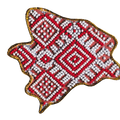 Magnets Bead Embroidery Kit Kits for embroidery with beads magnets "Map of Ukraine" Zaporizhzhya region