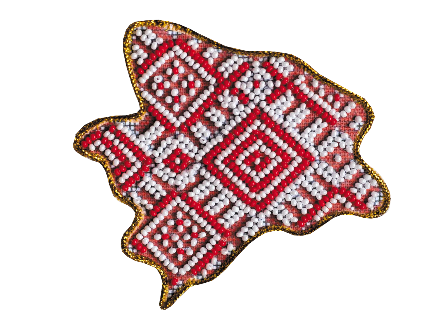 Magnets Bead Embroidery Kit Kits for embroidery with beads magnets "Map of Ukraine" Zaporizhzhya region
