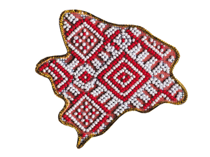 Magnets Bead Embroidery Kit Kits for embroidery with beads magnets "Map of Ukraine" Zaporizhzhya region