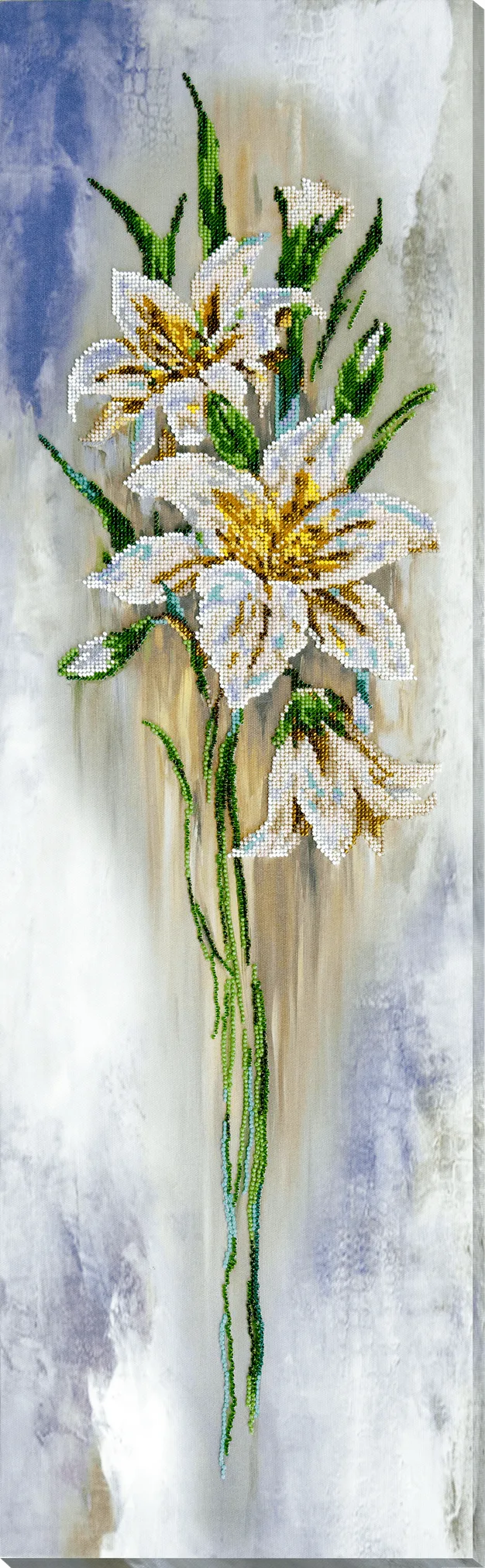 Bead Embroidery Kit Main Bead Embroidery Kit Fragile lilies