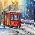 Bead Embroidery Kit Mid-sized bead embroidery kit Tram of wishes