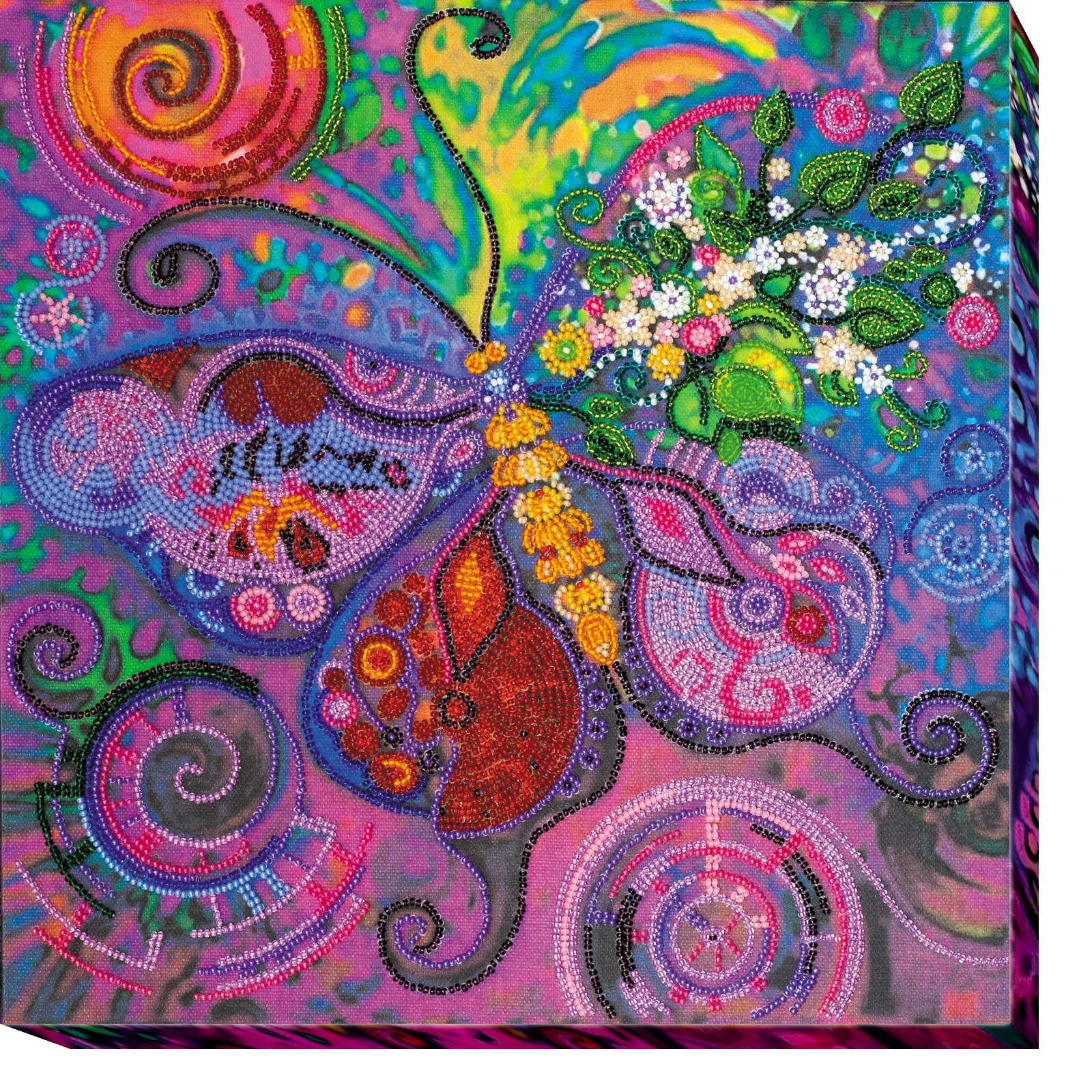 Bead Embroidery Kit Main Bead Embroidery Kit Fly of butterfly
