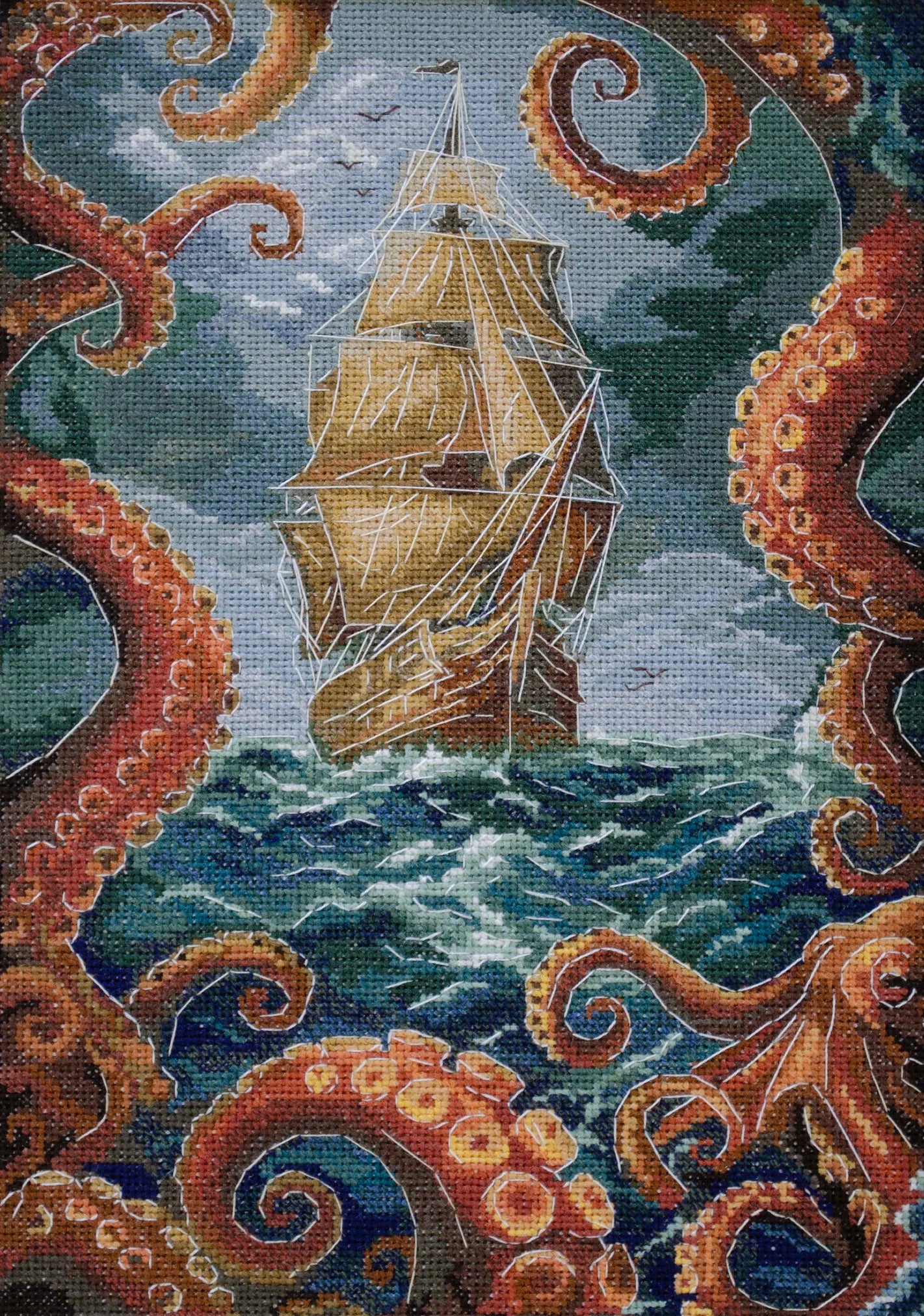Cross Stitch Kit Cross-stitch kits The abyss (Adventure stories)