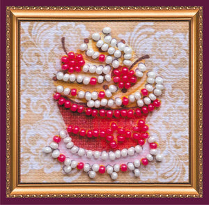Magnets Bead Embroidery Kit Mini Magnets Bead embroidery kit Favorite cake