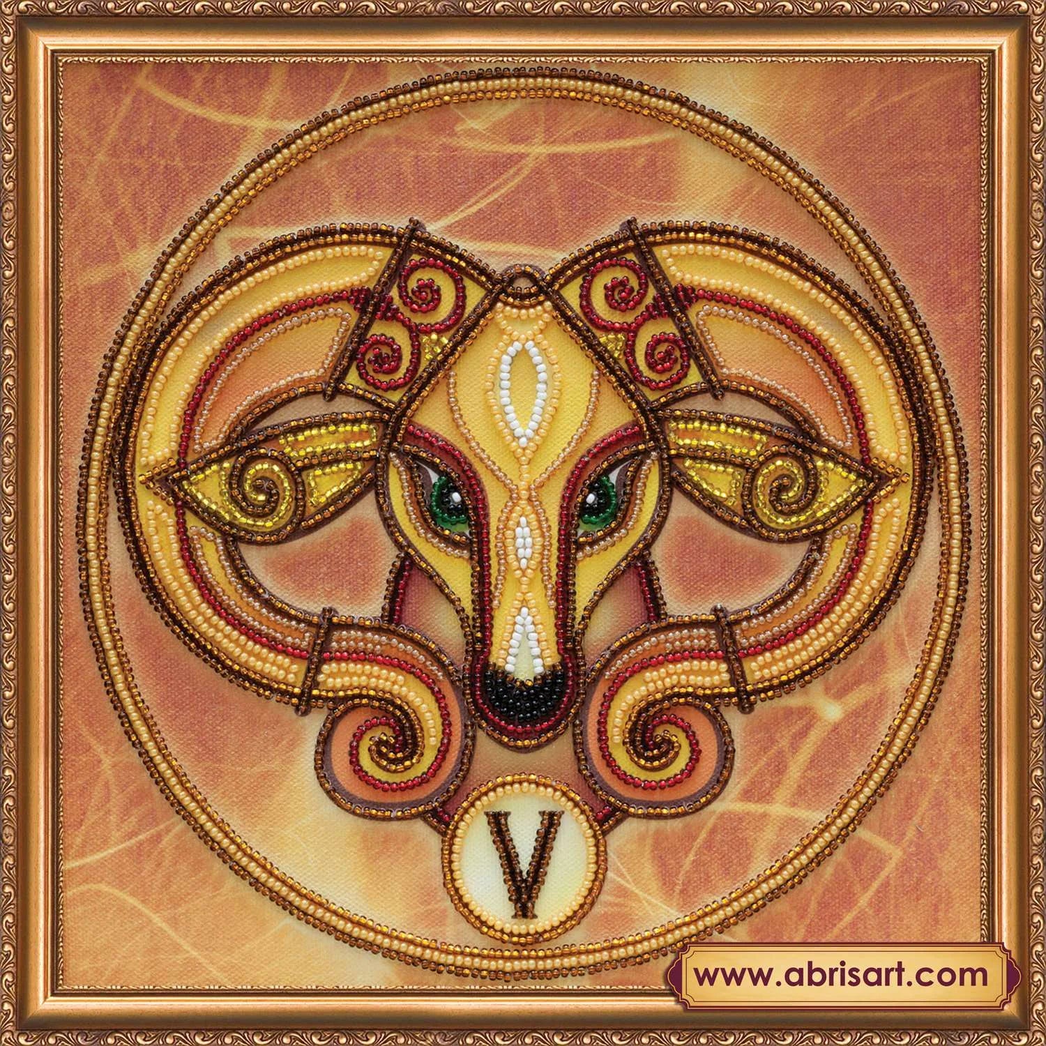 Bead Embroidery Kit Main Bead Embroidery Kit Aries