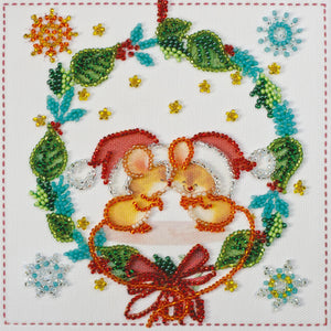 Bead Embroidery Kit Mini Bead embroidery kit Kisses