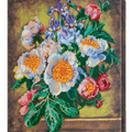 Bead Embroidery Kit Fancy peonies