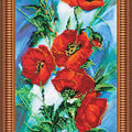Bead Embroidery Kit Main Bead Embroidery Kit Poppy dawn